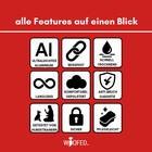 Tactical Halsband &bull; gepolstert + verstellbar &bull; Red Camo