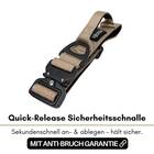 Sicherheits-Hundehalsband &bull; gepolstert + verstellbar &bull; Desert Tan