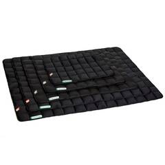 Gesteppte Hundedecke schwarz, waschbar bei 95°C