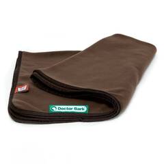 Kuscheldecke Fleece braun, waschbar bei 95°C