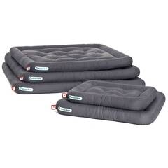 Orthopädisches Hundekissen grau, waschbar bei 95°C • Doctor Bark