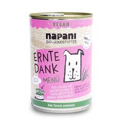 Veganes Nassfutter für Hunde Menü "Ernte Dank" • BIO