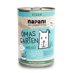 Veganes Nassfutter für Hunde „Omas Garten“ • BIO