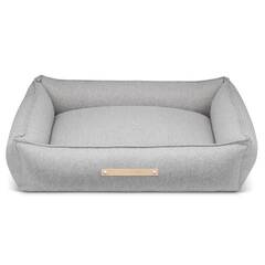 Labbvenn® Hundebett mit Rand MØVIK grey