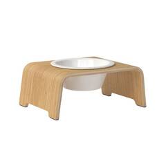 dogBar® Single M-small Eiche hell mit Porzellan