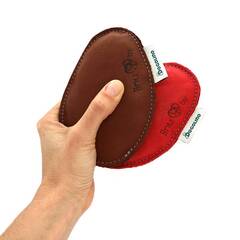 iinu by Dogolino®: Fuzzi – der Hosentaschen-Dummy aus Leder, braun