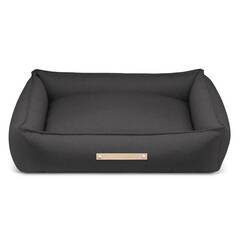 Labbvenn® Hundebett mit Rand TÖVE anthrazit