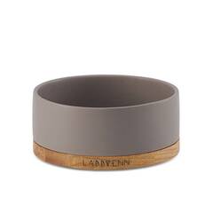 Keramik Hundenapf VUKU taupe von Labbvenn®