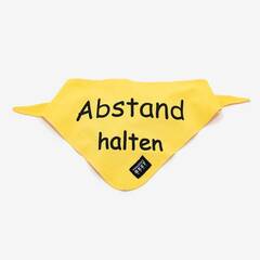 Hunde-Halstuch "Abstand halten"