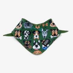 Hunde-Bandana DOGS grün