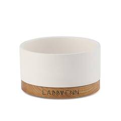 Keramik Hundenapf VUKU weiß von Labbvenn®