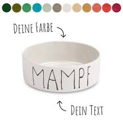 Personalisierter Hundenapf aus Keramik