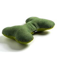 XXL Knochenkissen für Hunde "Schoasch" in Waldgrün/Kiwi • gaiaswelt