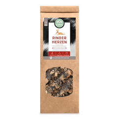 naftie Rinderherzen getrocknet für Hunde, 250g