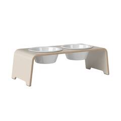 Original dogBar® Futterstation M Porzellan • cashmere grey