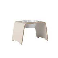 dogBar® Single M-large Cashmere Grey mit Porzellannapf