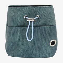Leckerlibeutel mit Zugband und Karabiner SNACKER • deep teal