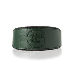 Personalisierbares Windhundhalsband aus Nappaleder und Loden • maßgefertigt • 8 Farben