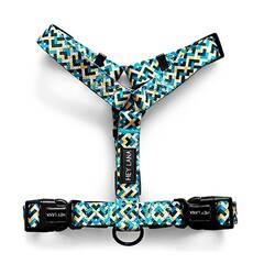 Y-Geschirr mit verstellbarem Brustgurt • gelb | grün