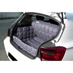 Hundedecke für den Kofferraum, gepolstert • grau