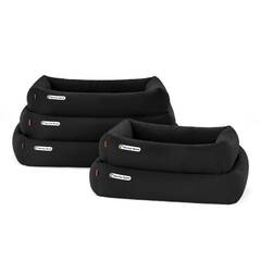 Hundebett orthopädisch schwarz • Doctor Bark • waschbar bei 95°C