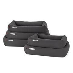 Hundebett orthopädisch grau • Doctor Bark • waschbar bei 95°C