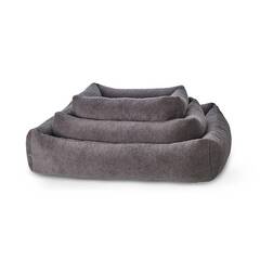 Kuscheliges Hundebett grau TEDDY • Laboni
