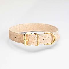 Halsband aus Korkleder, verstellbar • João Shine Bright