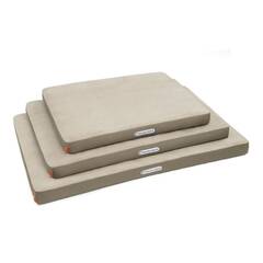 Orthopädische Hundematratze beige | goldbraun, waschbar bei 95°C