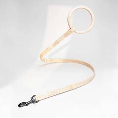 Hundeleine Korkleder mit Griff • Telma Klassisch Kork