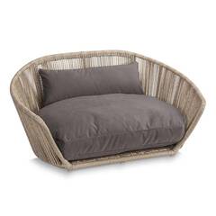 Luxus Hundebett VOGUE Oxford • stone