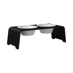 dogBar® M - Eiche dunkel mit Porzellan