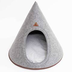Hunde-Tipi aus Filz • Tonto Grau