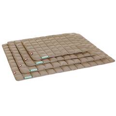 Gesteppte Hundedecke goldbraun, waschbar bei 95°C