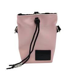 Leckerlibeutel Kunstleder rosa mit Umhängegurt • LADY ROSE