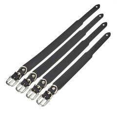 Lederhalsband Hund verstellbar • schwarz