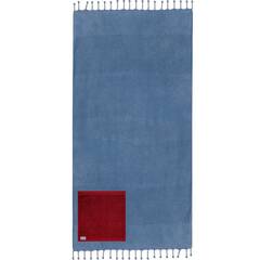 Leichte Hundedecke aus Baumwolle, blau