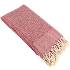 Leichte Hundedecke aus Baumwolle, rot