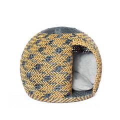 Rattan Hundehöhle für kleine Hunde Bellfugio