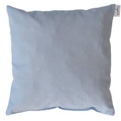 Zirbenkissen für Hunde • Bio Baumwolle hellblau