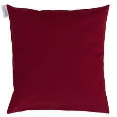 Zirbenkissen für Hunde • Bio Baumwolle weinrot