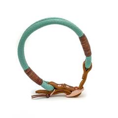 "Seegras" | verstellbares Hundehalsband aus Tauwerk
