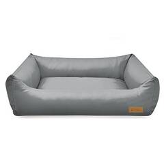 Hundebett orthopädisch • Kunstleder grau • FAMOUS