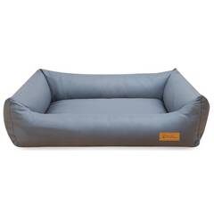 Hundebett orthopädisch • Kunstleder graphit • FAMOUS