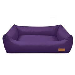 Hundebett orthopädisch • Kunstleder lila • FAMOUS