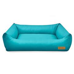 Hundebett orthopädisch • Kunstleder türkis • FAMOUS