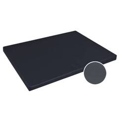 Orthopädische Hundematte Kunstleder Graphit • PERFECT