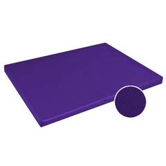 Orthopädische Hundematte Kunstleder lila • PERFECT