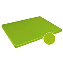 Orthopädische Hundematte Kunstleder limette • PERFECT