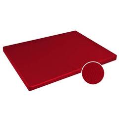 Orthopädische Hundematte Kunstleder rot • PERFECT